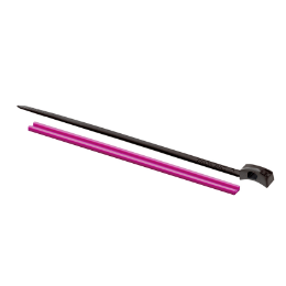 CLAMPING BAND HOOK KEEPER WITH RUBBER