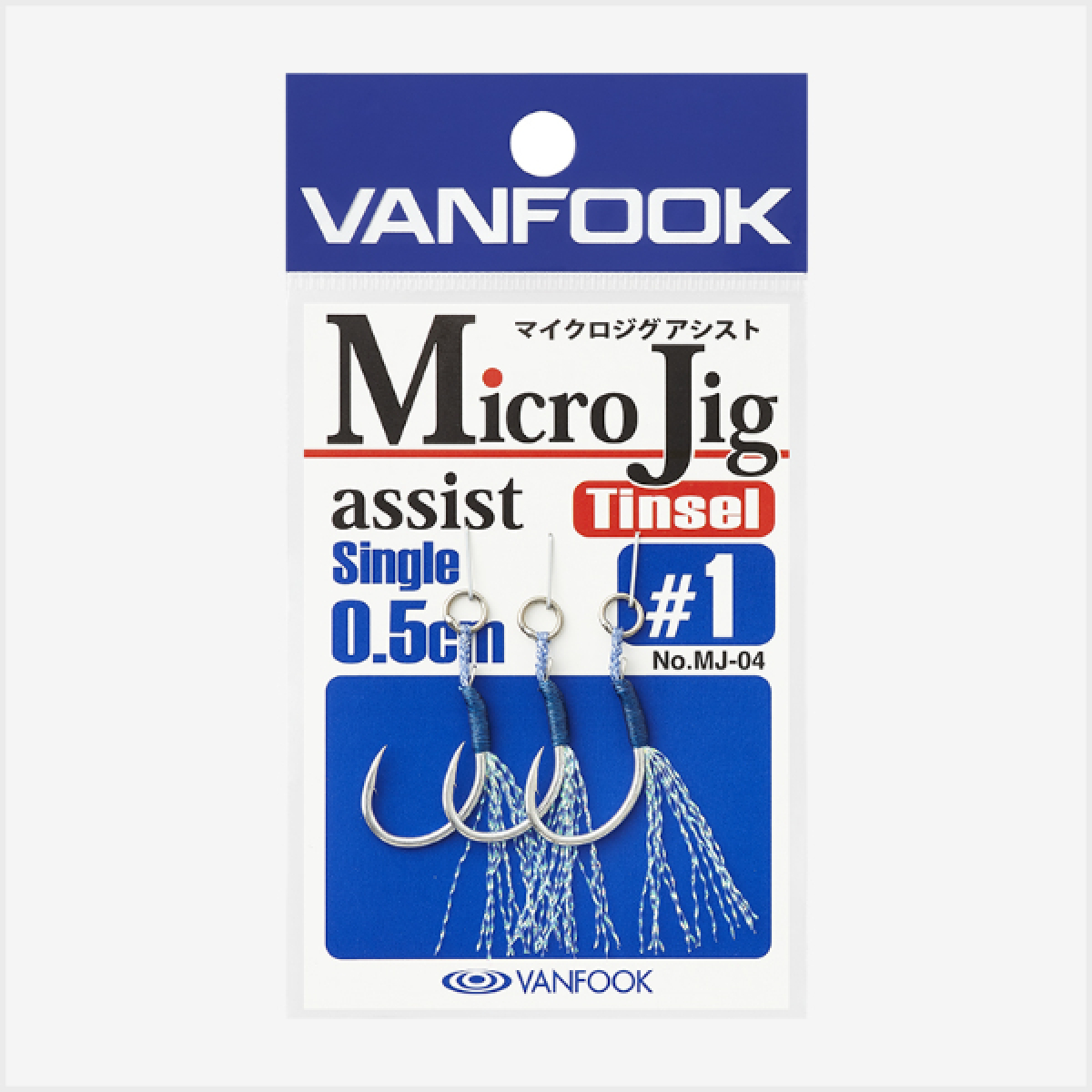 MJ-04 MICRO JIG ASSIT SINGLE 0.5cm TINSEL